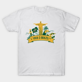 Viva O Brazil - Independence Day T-Shirt